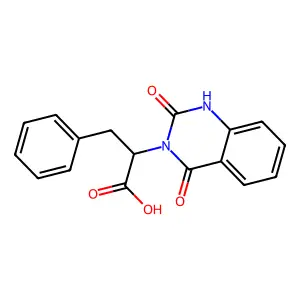 (S)-2-(2,4-Dioxo-1,2-dihydroquinazolin-3(4H)-yl)-3-phenylpropanoic acid structure