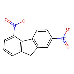 2,5-Dinitro-9H-fluorene structure