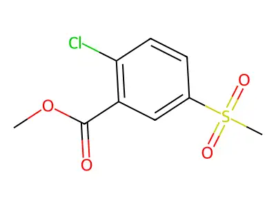 Methyl 2-chloro-5-(methylsulfonyl)benzoate structure