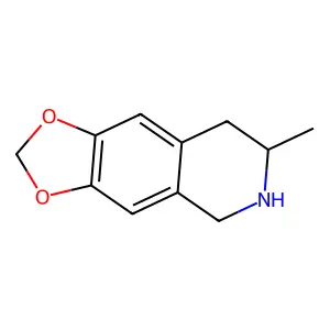 3-Methyl-6,7-methylenedioxy-1,2,3,4-tetrahydroisquinoline structure