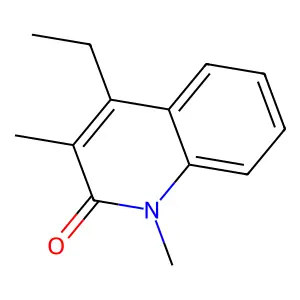 4-Ethyl-1,3-dimethyl-2(1H)-quinolinone structure