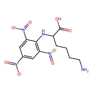 2,4,6-Trinitrophenyl-lysine structure
