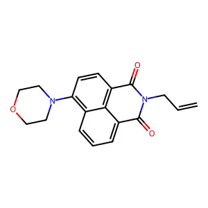 6-Morpholin-4-yl-2-prop-2-enylbenzo[de]isoquinoline-1,3-dione structure