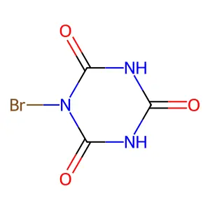 1,3,5-Triazine-2,4,6(1H,3H,5H)-trione, 1-bromo- structure