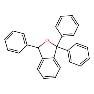 Phthalan, 1,1,3-triphenyl- structure