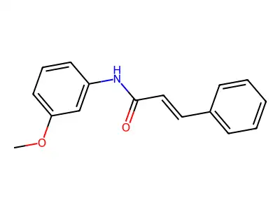 N-(3-methoxyphenyl)-3-phenylprop-2-enamide structure