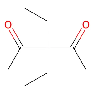 3,3-Diethylpentane-2,4-dione structure
