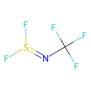 N-三氟甲基亚氨基二氟亚硫酸 structure