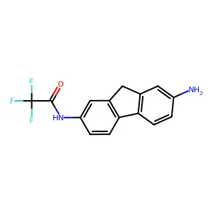 2-acetamido-1,3,6-tri-O-acetyl-4-deoxy-4-fluoroglucopyranose structure