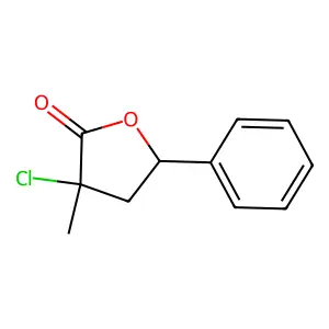 3-氯-3-甲基-5-苯基氧杂环戊烷-2-酮 structure