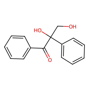 2,3-二羟基-1,2-二苯基丙-1-酮 structure