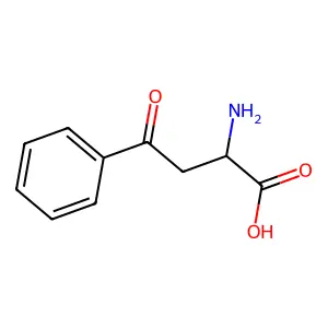 α-氨基-β-苯甲酰丙酸 structure