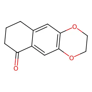 3,7,8,9-tetrahydro-2H-benzo[g][1,4]benzodioxin-6-one structure