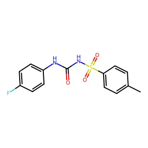 ((4-Fluorophenyl)amino)-N-((4-methylphenyl)sulfonyl)formamide structure