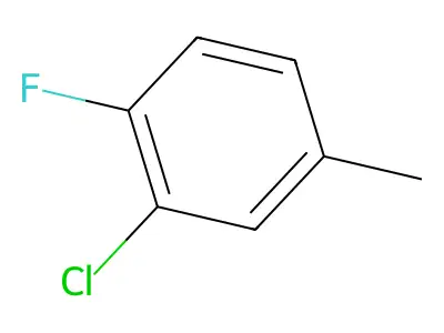3-Chloro-4-fluorotoluene structure