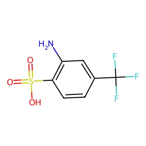 3-Amino-alpha,alpha,alpha-trifluorotoluene-4-sulphonic acid structure