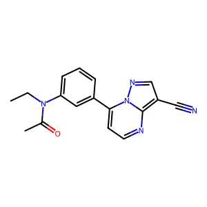 扎来普隆 structure