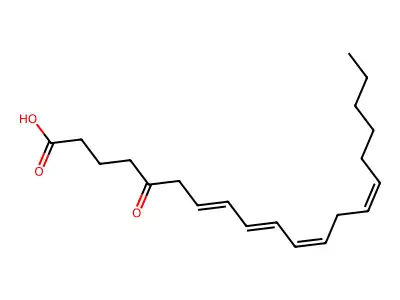 5-氧代二十碳-7,9,11,14-四烯酸 structure