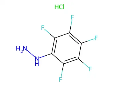 (2,3,4,5,6-Pentafluoroanilino)azanium;chloride structure