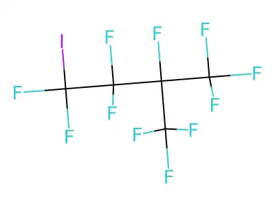 Perfluoroisopentyl iodide structure