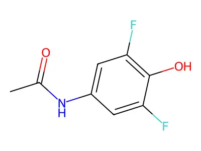 N-(3,5-二氟-4-羟基苯基)乙酰胺 structure