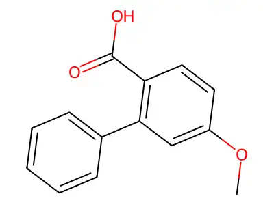 5-甲氧基[1,1'-联苯]-2-甲酸 structure