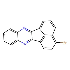3-Bromo-acenaphtho(1,2-B)quinoxaline structure