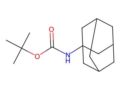 1-(Boc-amino)adamantane structure