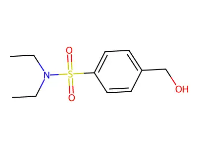 N,N-Diethyl-4-(hydroxymethyl)benzenesulfonamide structure