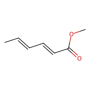 己-2,4-二烯酸甲酯 structure