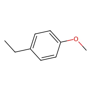 1-Ethyl-4-methoxybenzene structure