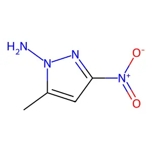 5-甲基-3-硝基-1H-吡唑-1-胺 structure