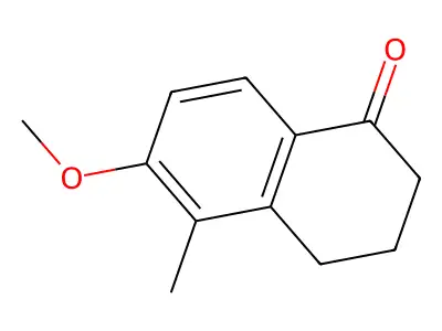 6-Methoxy-5-methyl-1-tetralone structure