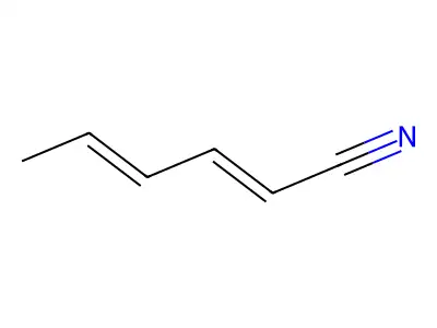 己-2,4-二烯腈 structure