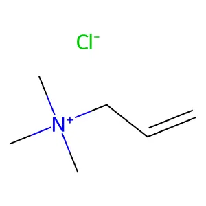 烯丙基三甲基氯化铵 structure