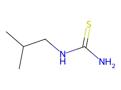 (2-Methylpropyl)thiourea structure