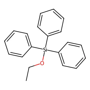 Benzene, 1,1',1''-(ethoxysilylidyne)tris- structure