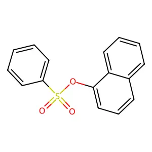 萘-1-基苯磺酸酯 structure