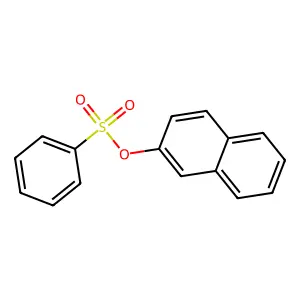 萘-2-基苯磺酸酯 structure