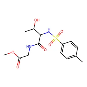 对甲苯磺酰苏氨酰甘氨酸甲酯 structure