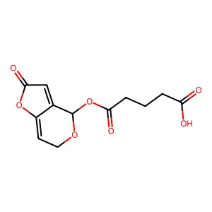 Patulin hemiglutarate structure