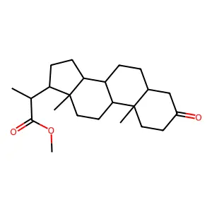METHYL 3-OXO-23,24-DINOR-5-BETA-CHOLAN-22-OATE structure