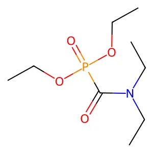 Phosphonic acid, ((diethylamino)carbonyl)-, diethyl ester structure