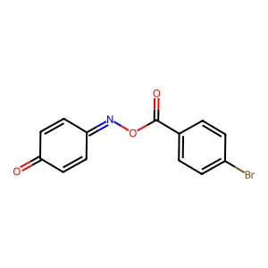 4-(((4-Bromobenzoyl)oxy)imino)cyclohexa-2,5-dienone structure