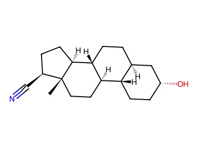3-羟基-5-雌烷-17-甲腈 structure