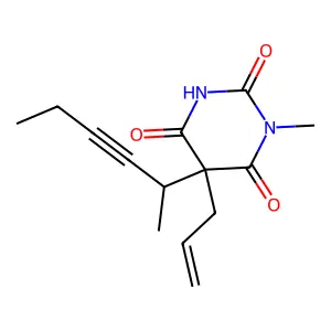 美索比妥 structure
