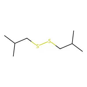 双(2-甲基丙基)二硫化物 structure