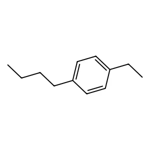 Benzene, 1-butyl-4-ethyl structure