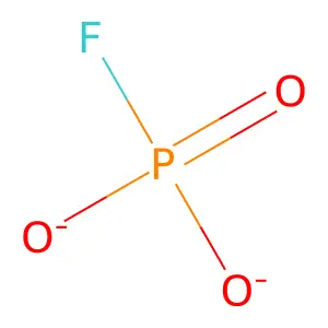 單氟磷酸酯 structure