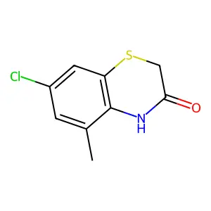 7-chloro-5-methyl-2H-1,4-benzothiazin-3(4H)-one structure